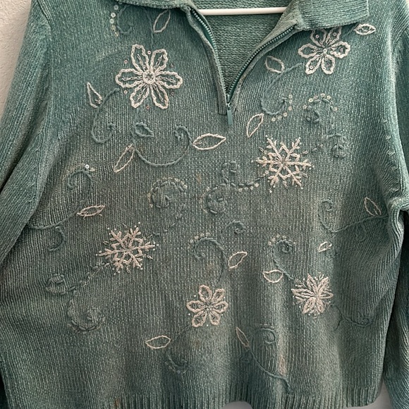 Alfred Dunner chenille sweater - Picture 3 of 4